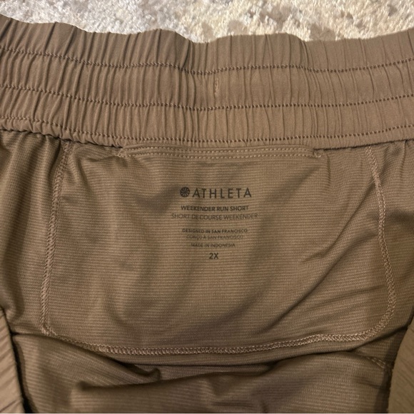 Athleta Women's Brown Athletic Shorts The style is weekender - Picture 2 of 8